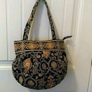 VERA BRADLEY QUILTED BUCKET BAG
